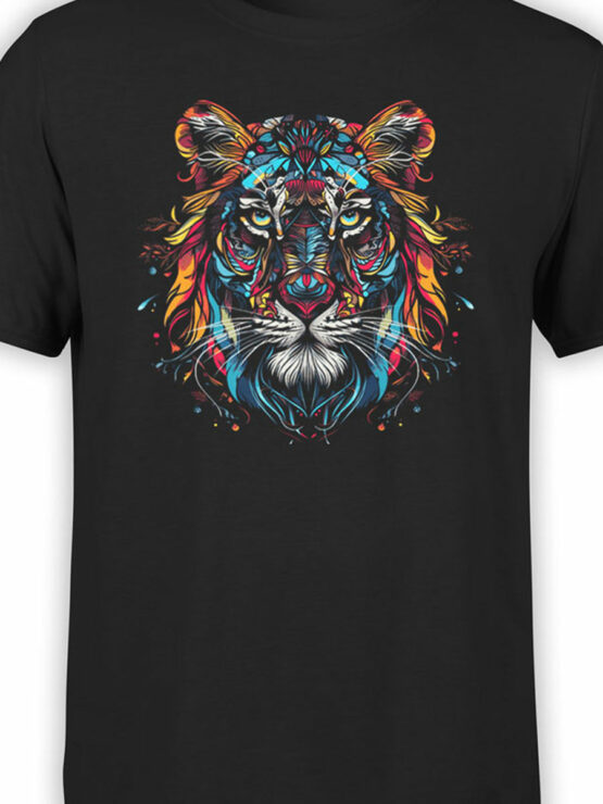 2237 Tribal Spirit Tiger T-Shirt Front Color