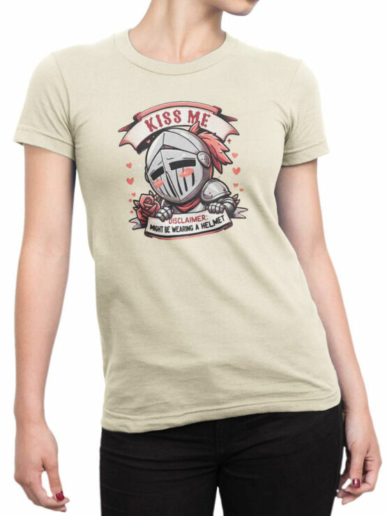 2263 Helmed Heartthrob T-Shirt Front Woman