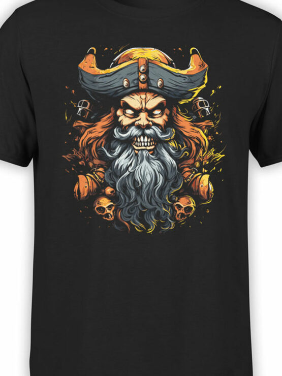 2278 Ghostly Captain T-Shirt Front Color