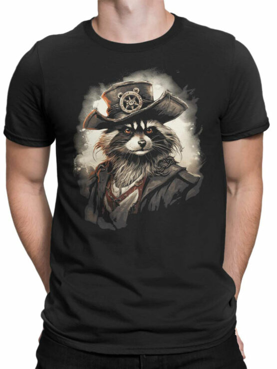 2279 Raccoon Raider T-Shirt Front Man