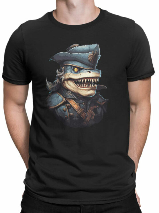 2284 Shark Buccaneer T-Shirt Front Man