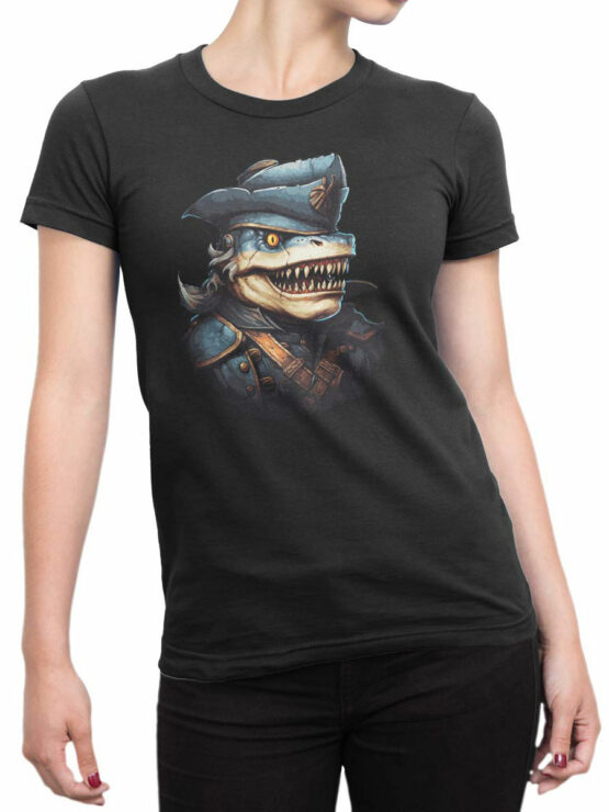 2284 Shark Buccaneer T-Shirt Front Woman