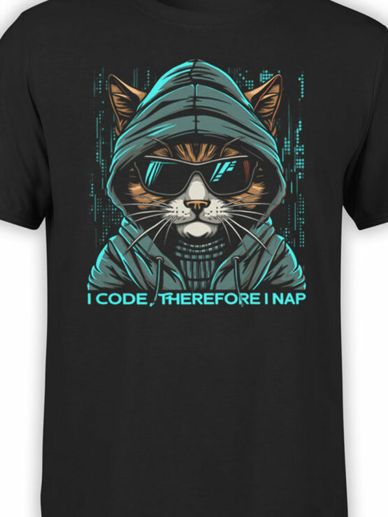 2304 NapCoder T-Shirt Front Color