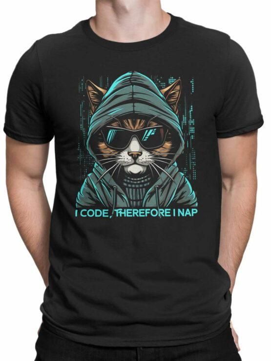 2304 NapCoder T-Shirt Front Man