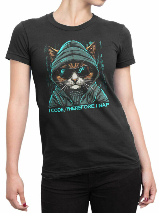2304 NapCoder T-Shirt Front Woman