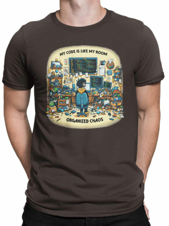 2307 Chaos Coder T-Shirt Front Man