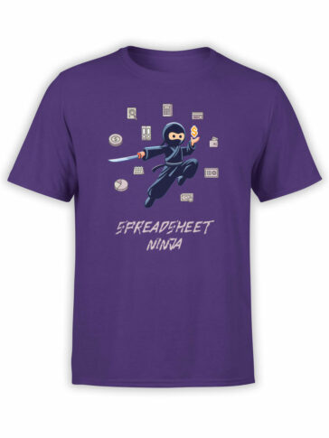 2322 Spreadsheet Ninja T-Shirt Front