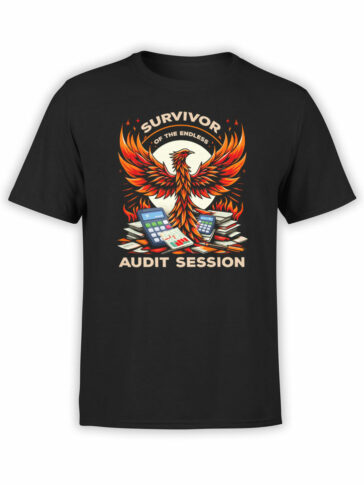 2324 Audit Session Survivor T-Shirt Front