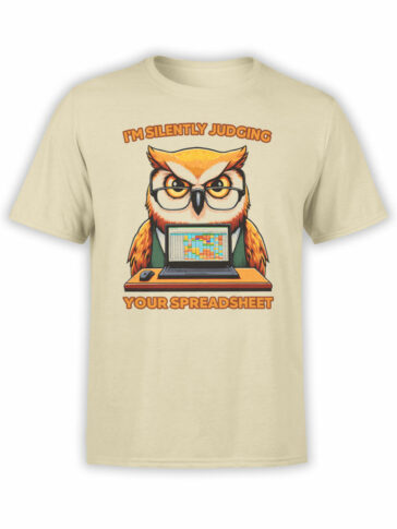 2325 Judgmental Owl T-Shirt Front