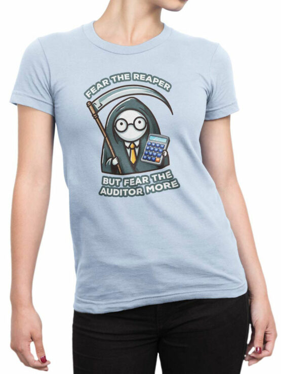 2326 Auditor Reaper T-Shirt Front Woman