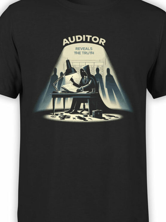 2329 Truth Revealer Auditor T-Shirt Front Color