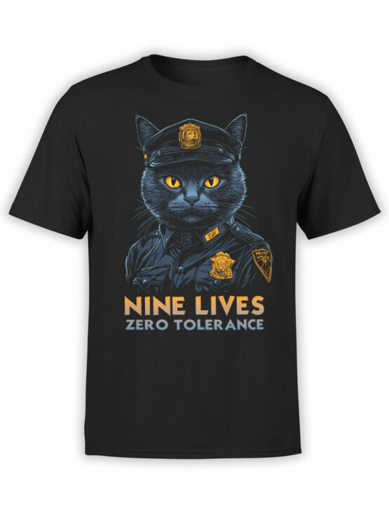 2345 Nine Lives T-Shirt Front