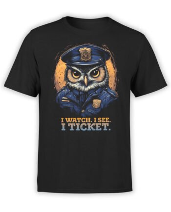 2346 Watchful Owl T-Shirt Front