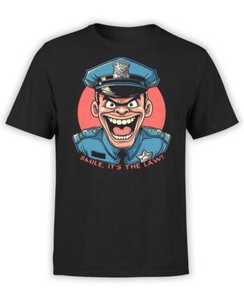 2350 Smile Enforcement T-Shirt Front