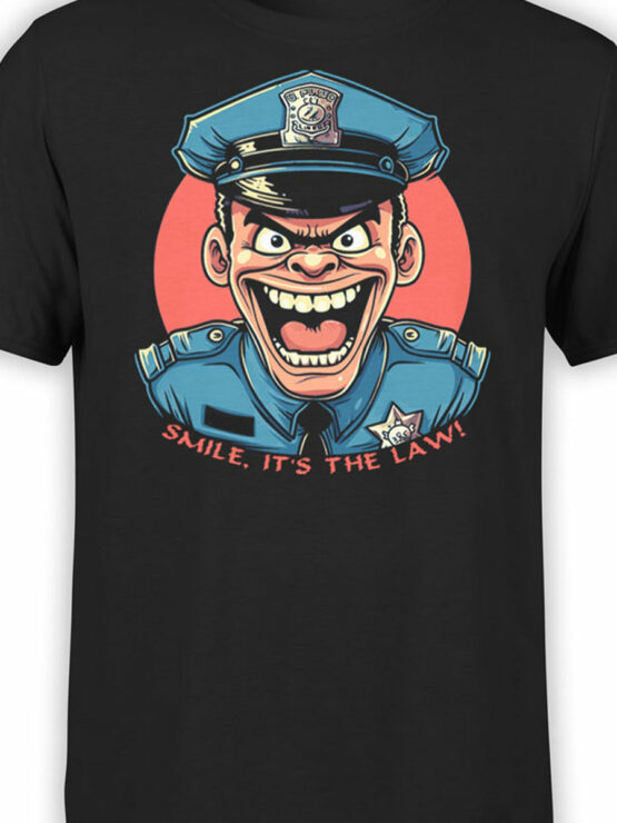 2350 Smile Enforcement T-Shirt Front Color