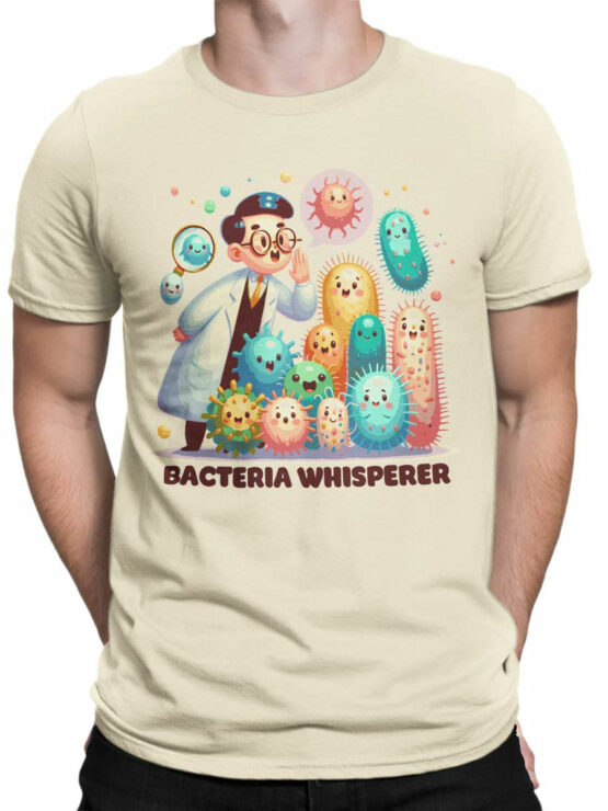 2373 Bacteria Whisperer T-Shirt Front Man