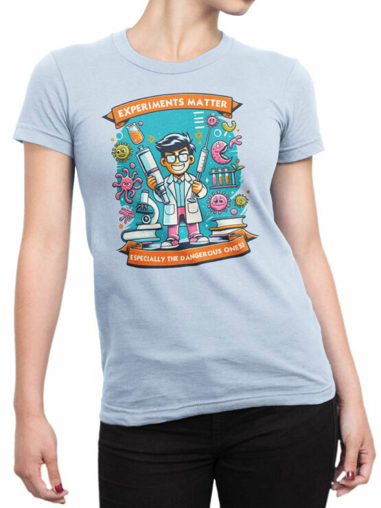 2374 Dangerous Experiments T-Shirt Front Woman