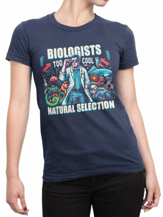 2380 Too Cool for Natural Selection T-Shirt Front Woman