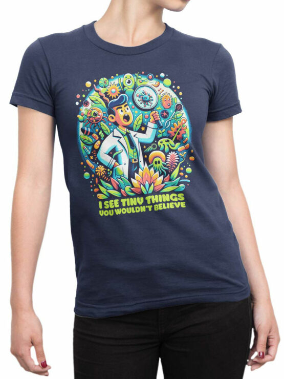 2382 Microbe Explorer T-Shirt Front Woman