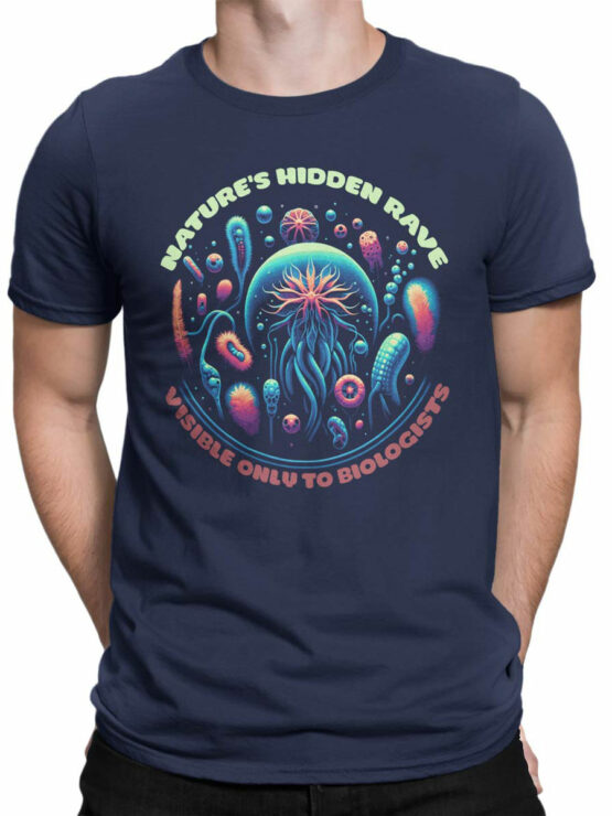 2385 Hidden Microbial Rave T-Shirt Front Man