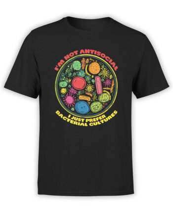 2386 Bacterial Culture Enthusiast T-Shirt Front