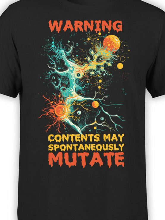 2387 Mutation Warning T-Shirt Front Color