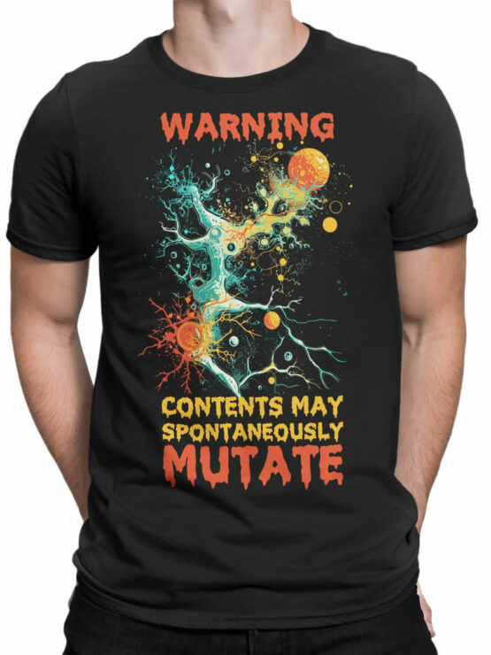 2387 Mutation Warning T-Shirt Front Man