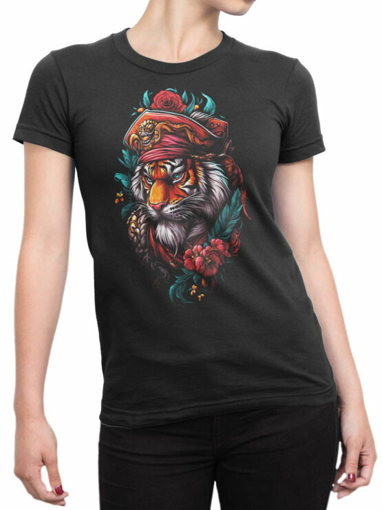 2451 Tiger King T-Shirt Front Woman