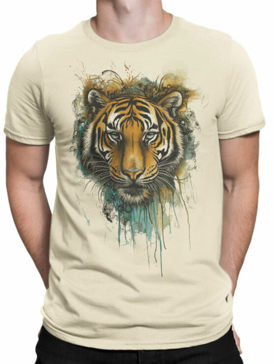 2453 Fierce Tiger T-Shirt Front Man