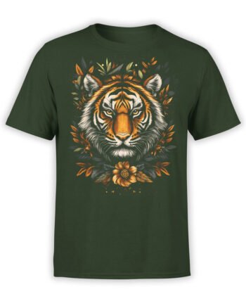 2455 Wild Majesty Tiger T-Shirt Front