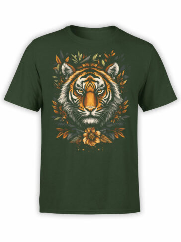 2455 Wild Majesty Tiger T-Shirt Front