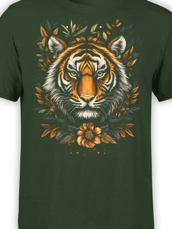 2455 Wild Majesty Tiger T-Shirt Front Color