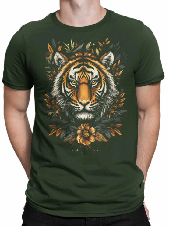 2455 Wild Majesty Tiger T-Shirt Front Man