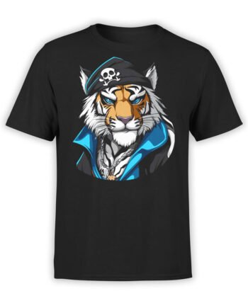 2460 Pirate Tiger T-Shirt Front