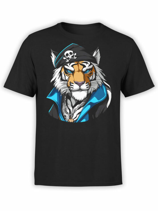 2460 Pirate Tiger T-Shirt Front