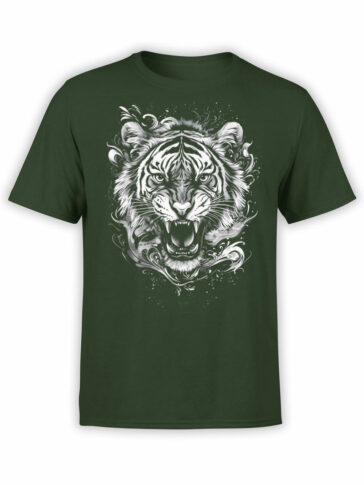 2462 Roaring Spirit Tiger T-Shirt Front