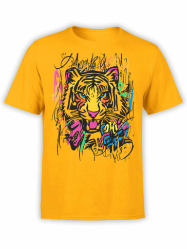 2463 Graffiti Tiger T-Shirt Front