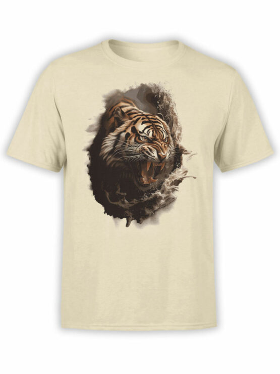 2467 Savage Roar Tiger T-Shirt Front