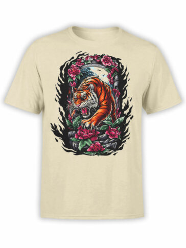 2471 Jungle Bloom Tiger T-Shirt Front