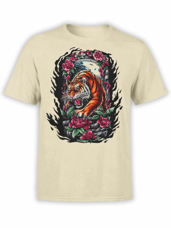 2471 Jungle Bloom Tiger T-Shirt Front