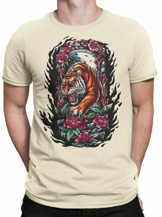 2471 Jungle Bloom Tiger T-Shirt Front Man