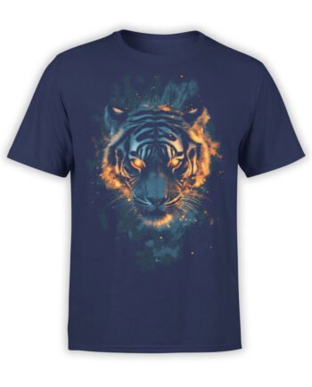2475 Blazing Eyes Tiger T-Shirt Front