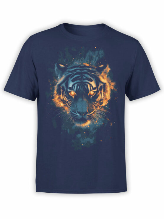 2475 Blazing Eyes Tiger T-Shirt Front