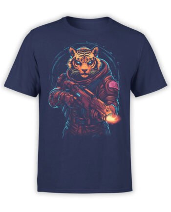 2477 Space Commando Tiger T-Shirt Front