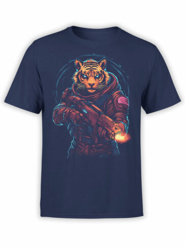 2477 Space Commando Tiger T-Shirt Front