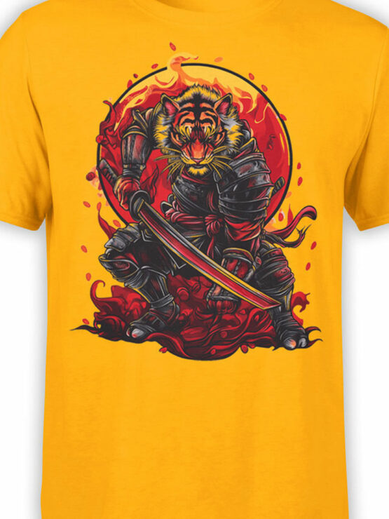 2478 Samurai Tiger T-Shirt Front Color