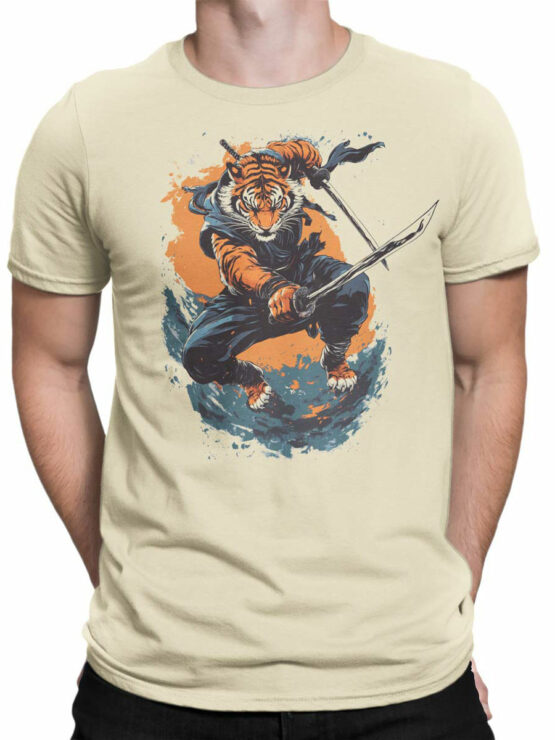 2479 Ninja Tiger T-Shirt Front Man