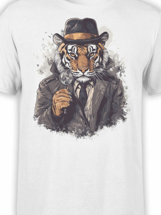 2483 Detective Tiger T-Shirt Front Color