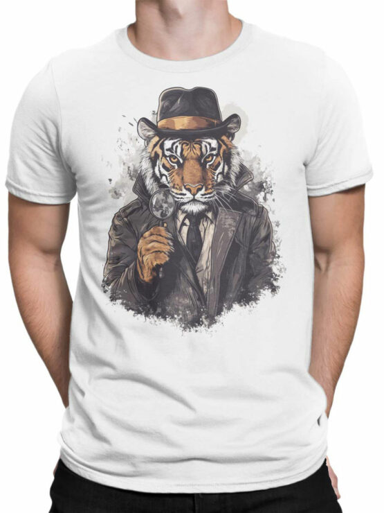 2483 Detective Tiger T-Shirt Front Man