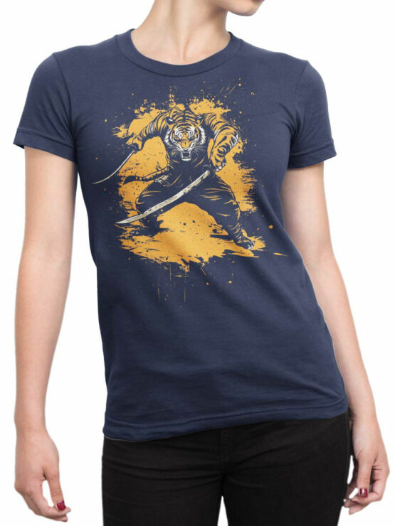 2485 Tiger Assassin T-Shirt Front Woman